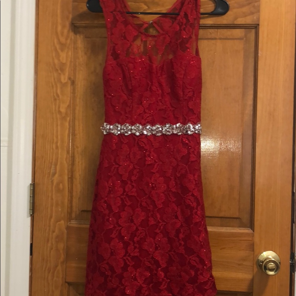 Red dress